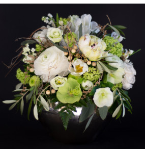 Bouquet white/green